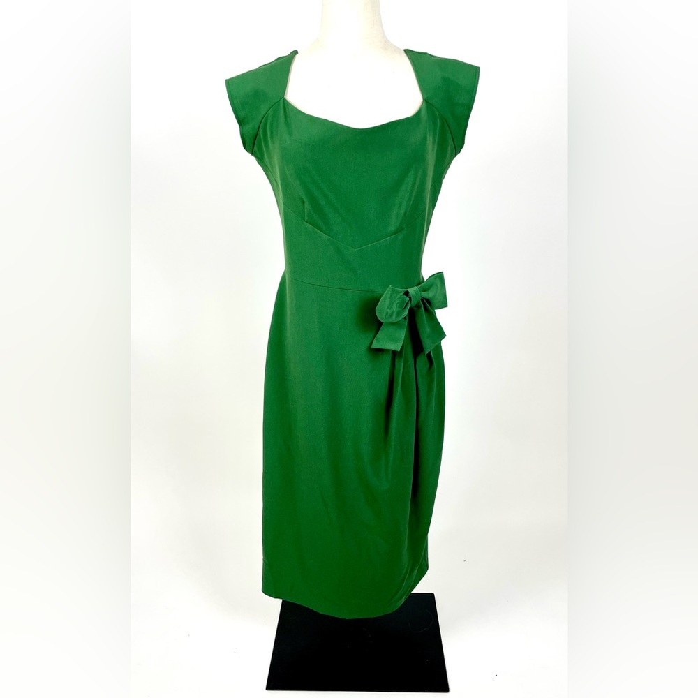Stop Staring Vintage Reproduction Green Wiggle Dress Size XL
